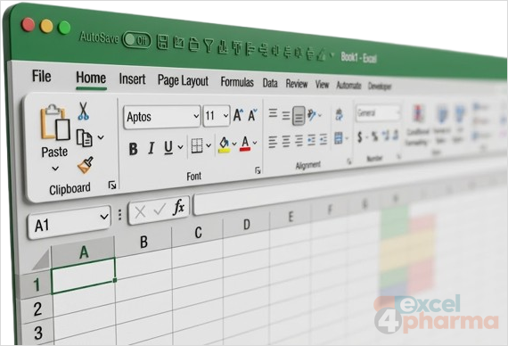 Excel today: the same grid of rows and columns, forty years after the first release. Image generated with Google Gemini.